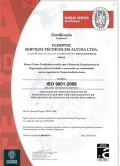 CERTIFICADO ISO 9001-2008 INMETRO - VAL 2014